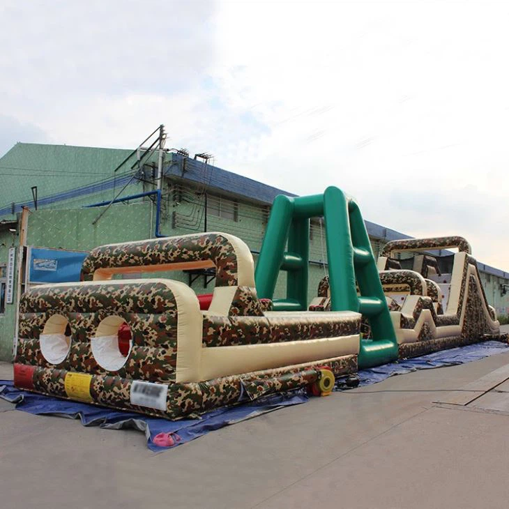 Inflatable land big bouncer obstacle pvc